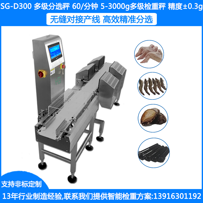 自动称重剔除机的剔除方式及选择方法